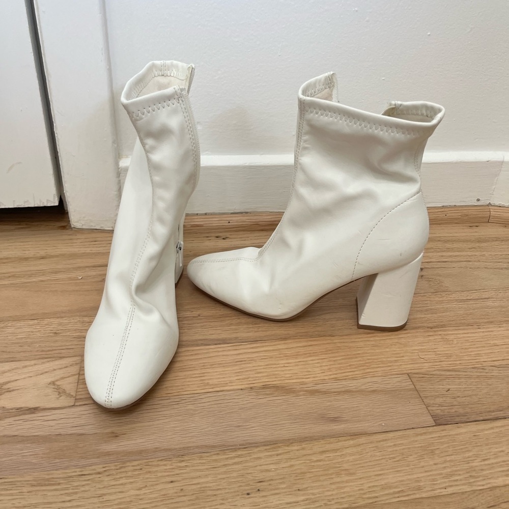 White booties